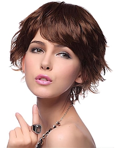 Online Auburn Layered Wavy Short Wigs Online Auburn Layered Wavy Short Wigs