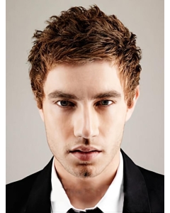 Good Brown Wavy Cropped Men Wigs Good Brown Wavy Cropped Men Wigs