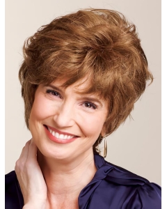 Designed Auburn Wavy Cropped Celebrity Wigs For Cancer Designed Auburn Wavy Cropped Celebrity Wigs For Cancer