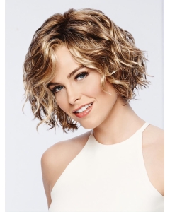 10" Chin Length Wavy Blonde With Bangs Best Synthetic Wig 10" Chin Length Wavy Blonde With Bangs Best Synthetic Wig