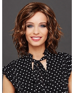Synthetic Auburn Wavy 12" Layered Lace Front Wigs Synthetic Auburn Wavy 12" Layered Lace Front Wigs