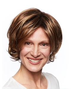 Auburn Synthetic Layered Wavy Chin Length Lace Front Wig Auburn Synthetic Layered Wavy Chin Length Lace Front Wig