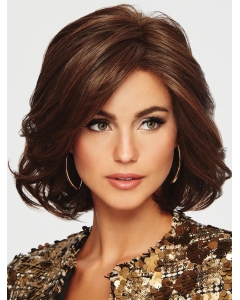 12" Chin Length Wavy Auburn Layered Beautiful Synthetic Wigs 12" Chin Length Wavy Auburn Layered Beautiful Synthetic Wigs