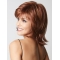 Auburn Chin Length Wavy Synthetic Capless Wigs