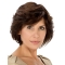 Synthetic 10" Wavy Chin Length Brown Best Quality Classic Wigs