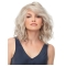100% Hand-Tied Wavy 10" Blonde Synthetic Chin Length Bob Wigs