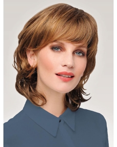 Wavy Chin Length Affordable Synthetic Auburn Monofilament Wigs Wavy Chin Length Affordable Synthetic Auburn Monofilament Wigs