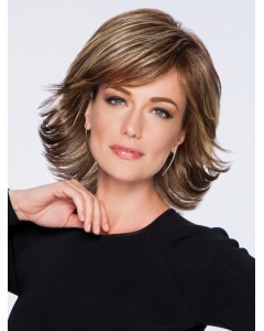 Brown Capless 12" Layered Top Synthetic Wigs Brown Capless 12" Layered Top Synthetic Wigs