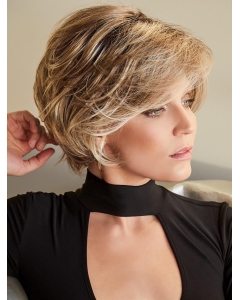 Brown Monofilament 8" Layered Stylish Synthetic Wigs Brown Monofilament 8" Layered Stylish Synthetic Wigs