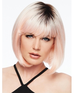 Pink Capless 10" With Bangs Trendy Synthetic Wigs Pink Capless 10" With Bangs Trendy Synthetic Wigs