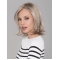 Blonde Monofilament 12" With Bangs Durable Synthetic Wigs