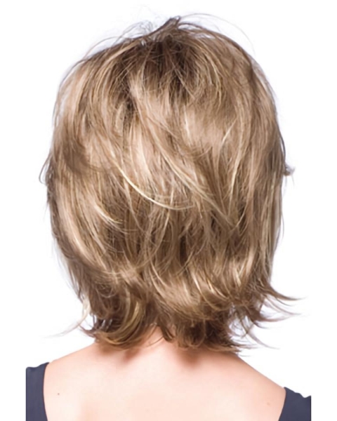 Modern Blonde Chin Length Synthetic Wigs Modern Blonde Chin Length Synthetic Wigs
