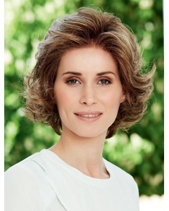 No-fuss Chin Length Wavy Brown Classic Wigs No-fuss Chin Length Wavy Brown Classic Wigs