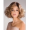 High Quality Blonde Wavy Chin Length Synthetic Wigs