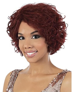 Preferential Red Wavy Chin Length African American Wigs Preferential Red Wavy Chin Length African American Wigs