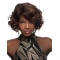 Hairstyles Auburn Wavy Chin Length African American Wigs