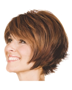 Brown Discount Bobs Wavy Short Wigs Brown Discount Bobs Wavy Short Wigs