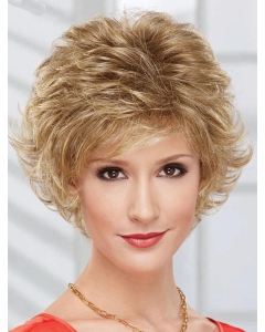 Perfect Chin Length Wavy Blonde Layered New Design Wigs Perfect Chin Length Wavy Blonde Layered New Design Wigs