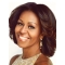 Michelle Obama Medium Wavy Wigs Lace Front Wigs 