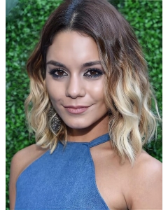 16" Wavy Chin Length Lace Front Two Tone Wigs 16" Wavy Chin Length Lace Front Two Tone Wigs