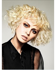 Blonde Wavy Synthetic Fashion Short Wigs Blonde Wavy Synthetic Fashion Short Wigs