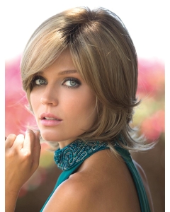 Amazing Chin Length Wavy Blonde Exquisite Layered Wigs Amazing Chin Length Wavy Blonde Exquisite Layered Wigs