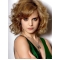Convenient Blonde Wavy Chin Length Celebrity Wigs