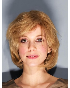 100% Hand-tied Remy Human Hair 10" Wavy Brown Chin Length Bob Wigs 100% Hand-tied Remy Human Hair 10" Wavy Brown Chin Length Bob Wigs