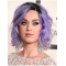Wavy Purple Full Lace Chin Length Bobs Katy Perry Wigs