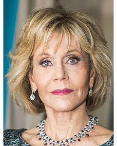 Blonde 10" Wavy Bobs Chin Length Jane Fonda Wigs Blonde 10" Wavy Bobs Chin Length Jane Fonda Wigs