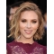 Wavy Chin Length Blonde Synthetic Scarlett Johansson Wigs