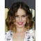 Wavy 12" Chin Length Ombre/2 Tone Synthetic Emilia Clarke Wigs
