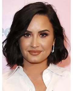 12" Lace Front Chin Length Black Bobs Demi Lovato Wigs 12" Lace Front Chin Length Black Bobs Demi Lovato Wigs