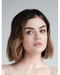 Chin Length Capless Synthetic Wavy 12" Lucy Hale Wigs Chin Length Capless Synthetic Wavy 12" Lucy Hale Wigs