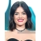 Chin Length Full Lace Remy Human Hair Wavy 12" Lucy Hale Wigs