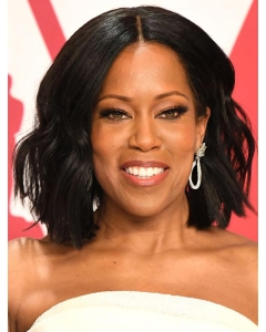 Bobs Wavy Chin Length Black Lace Front Regina King Wigs Bobs Wavy Chin Length Black Lace Front Regina King Wigs