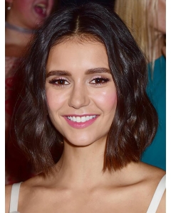 Bobs Wavy Chin Length Brown Full Lace Nina Dobrev Wigs Bobs Wavy Chin Length Brown Full Lace Nina Dobrev Wigs
