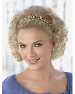 Perfect Blonde Wavy Chin Length Human Hair Wigs & Half Wigs Perfect Blonde Wavy Chin Length Human Hair Wigs & Half Wigs