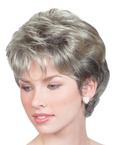 Flexibility Wavy Chin Length Synthetic Grey Wigs Flexibility Wavy Chin Length Synthetic Grey Wigs