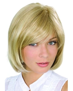 Gentle Blonde Wavy Chin Length Lace Wigs Gentle Blonde Wavy Chin Length Lace Wigs
