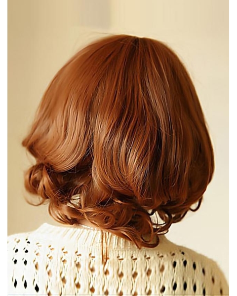 Perfect Auburn Wavy Chin Length Lace Wigs Perfect Auburn Wavy Chin Length Lace Wigs
