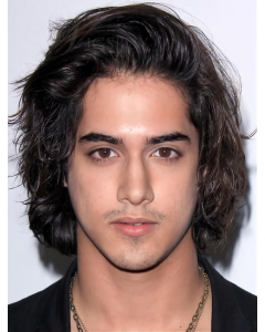 Stylish Black Wavy Chin Length Men Wigs Stylish Black Wavy Chin Length Men Wigs