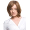 Affordable Remy Human Hair Monofilament Wavy Medium Wigs