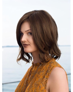Straight 12" Monofilament Brown Bobs Synthetic Medium Wigs Straight 12" Monofilament Brown Bobs Synthetic Medium Wigs