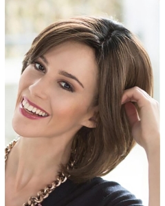 Chin Length Straight 100% Hand-tied Brown Remy Human Hair Buy Lace Wigs Chin Length Straight 100% Hand-tied Brown Remy Human Hair Buy Lace Wigs