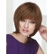 Straight Chin Length Brown Monofilament 10" Layered Lace Wig Buy