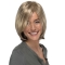 Synthetic Straight Capless Blonde Bobs 11" Ladies Wigs