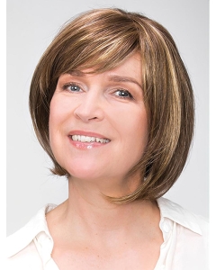 Chin Length 12" 100% Hand-tied Blonde Synthetic Bobs Elderly Lady Wigs Chin Length 12" 100% Hand-tied Blonde Synthetic Bobs Elderly Lady Wigs