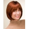Synthetic 10" Straight Chin Length Copper Bob Wigs