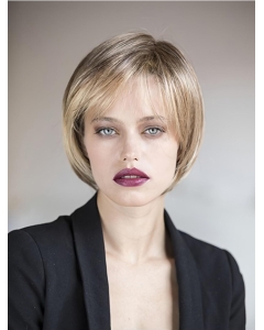 Monofilament Blonde Bobs 10" Medium Length Hairstyles Monofilament Blonde Bobs 10" Medium Length Hairstyles
